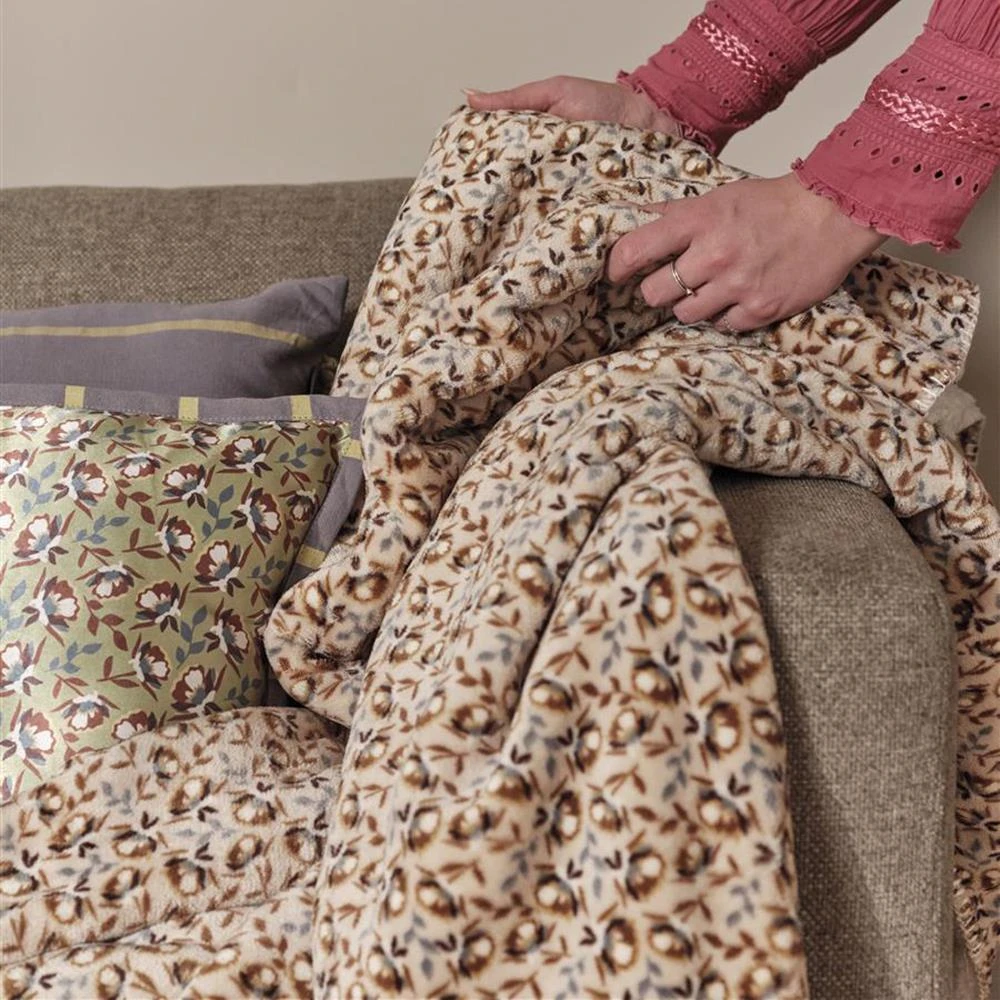 Kaat Amsterdam Felien Plaid 130 X 170 Cm - Natural - Afbeelding 6