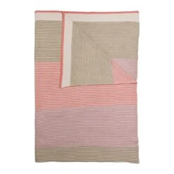 Pip Studio Blockstripe Plaid 130 X 170 Cm - Pastel