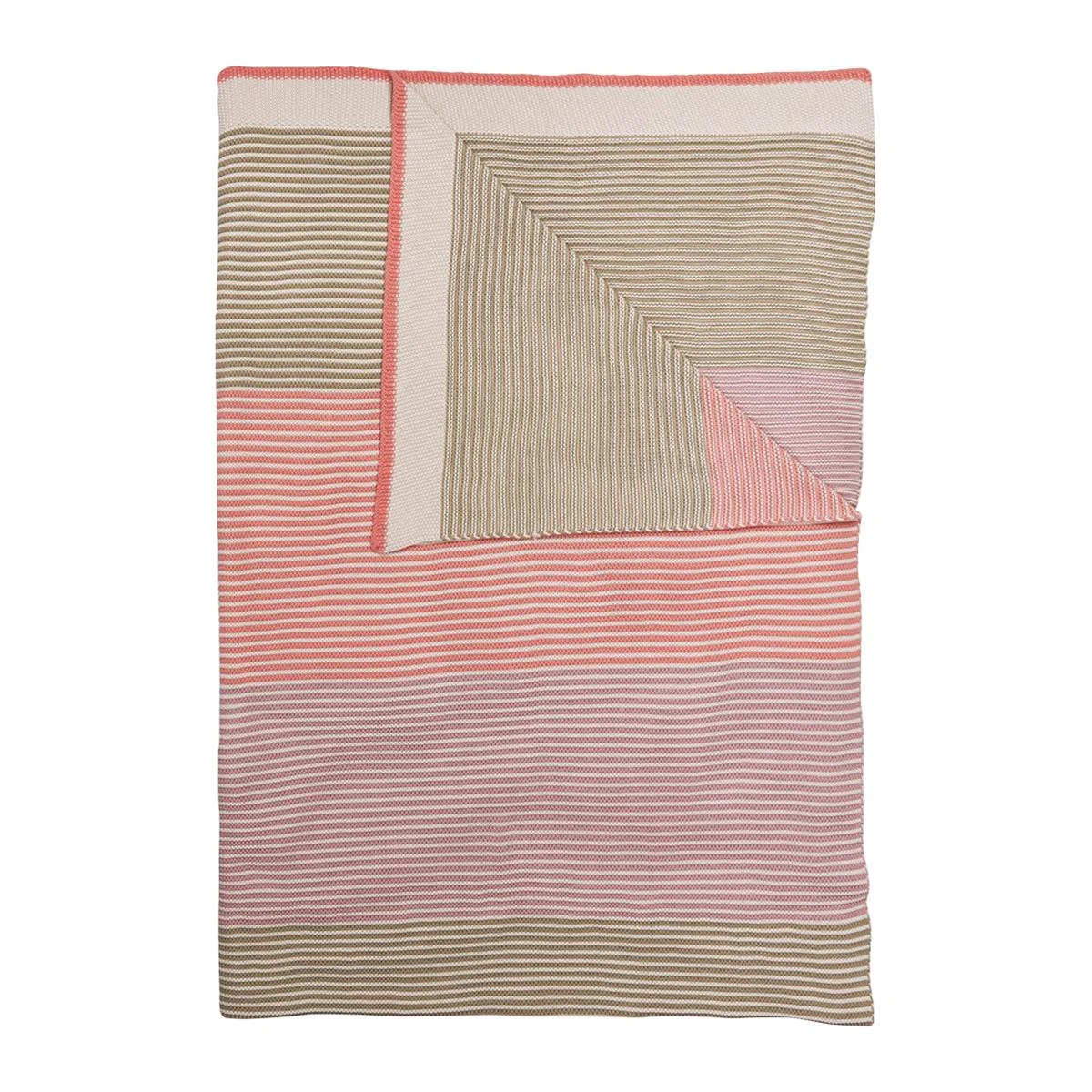 Pip Studio Blockstripe Plaid 130 X 170 Cm - Pastel