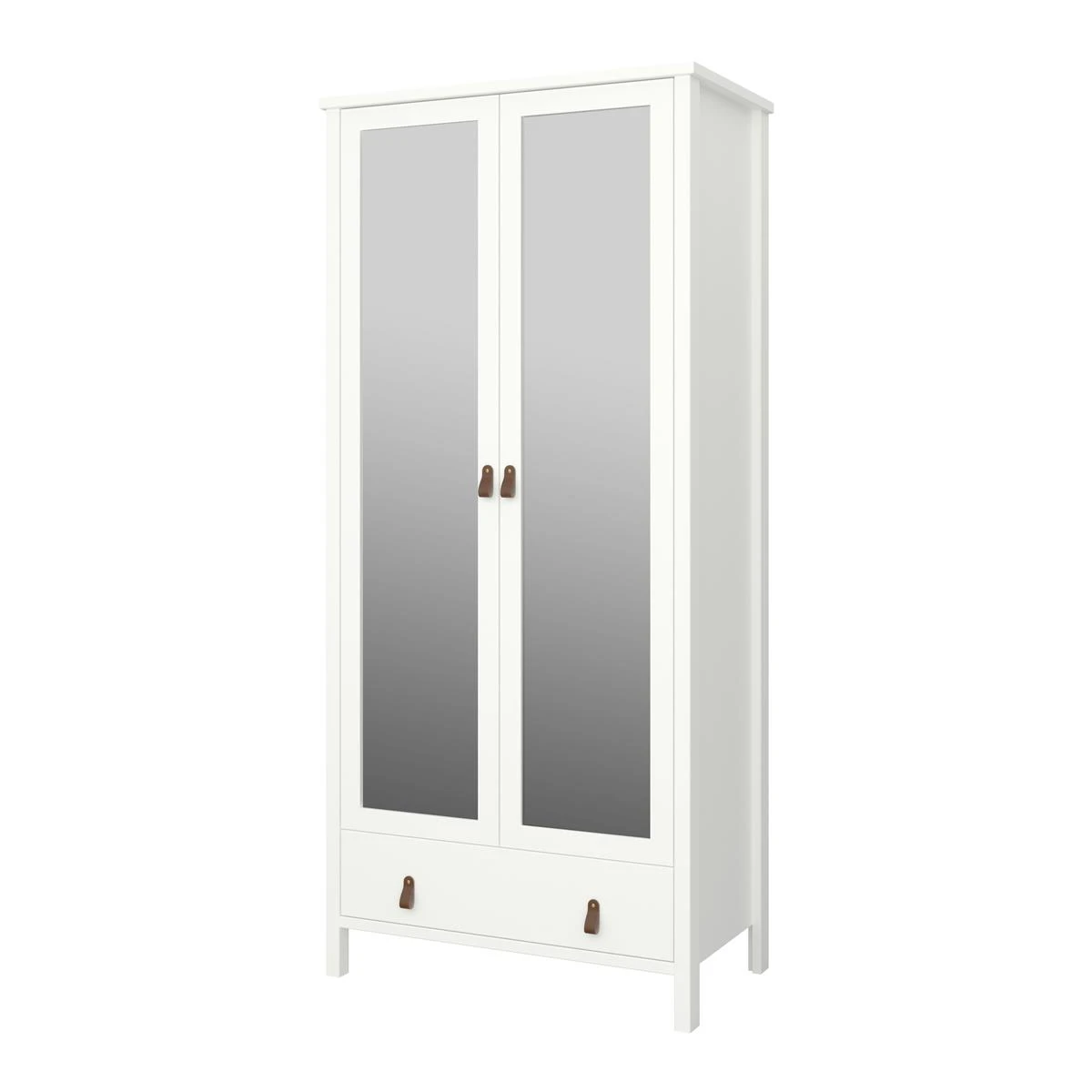 MOOS Floran Kledingkast - Wit - Afbeelding 2