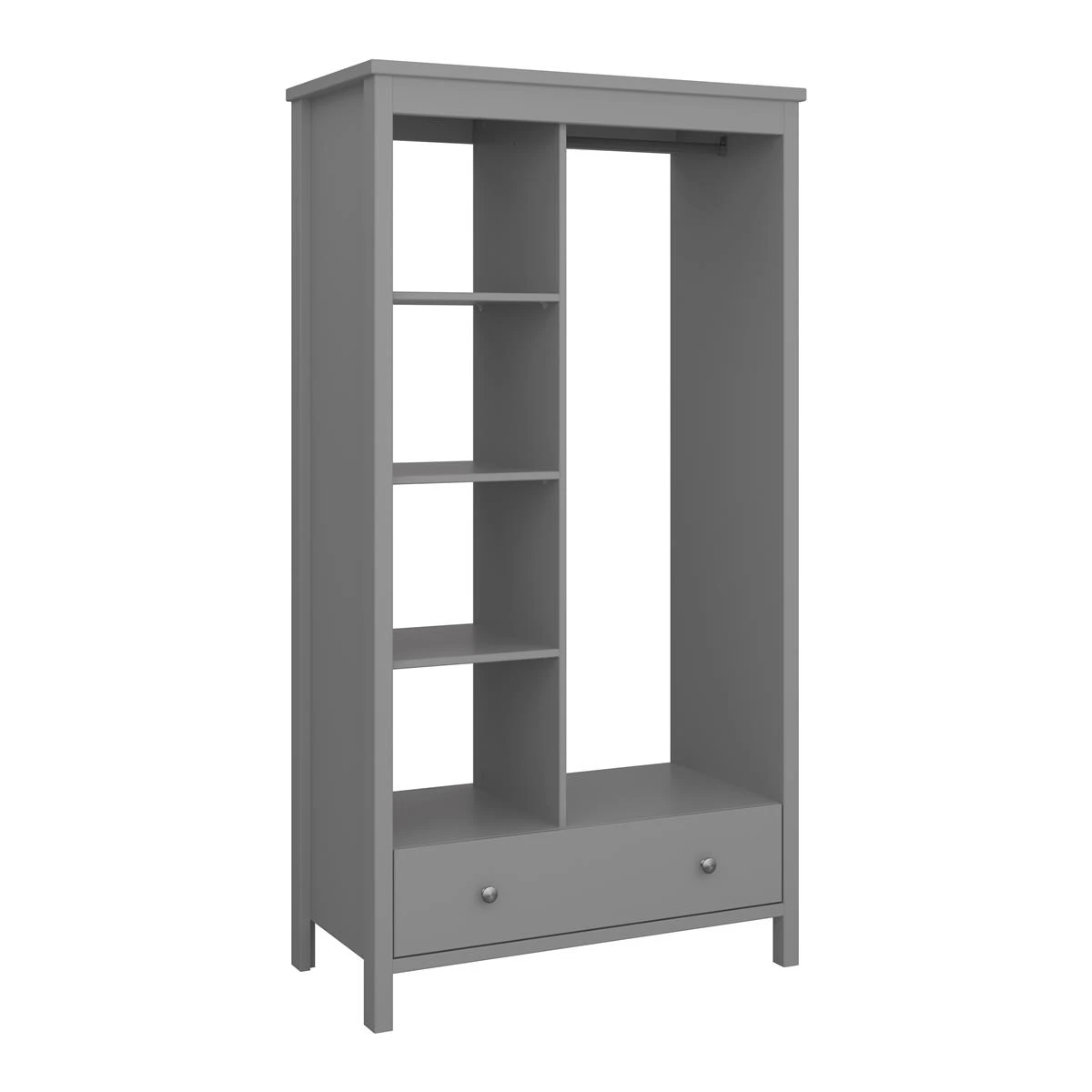 MOOS Floran Kledingkast - Grijs - Afbeelding 3