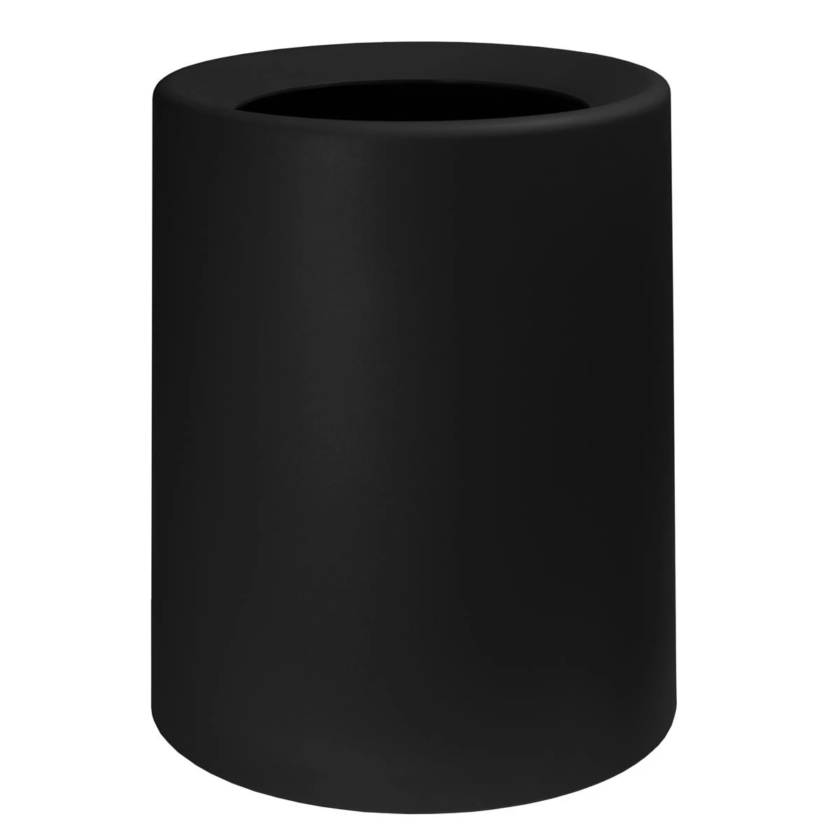 QUVIO Prullenbak Plastic Met Binnenemmer - 12 L - Zwart