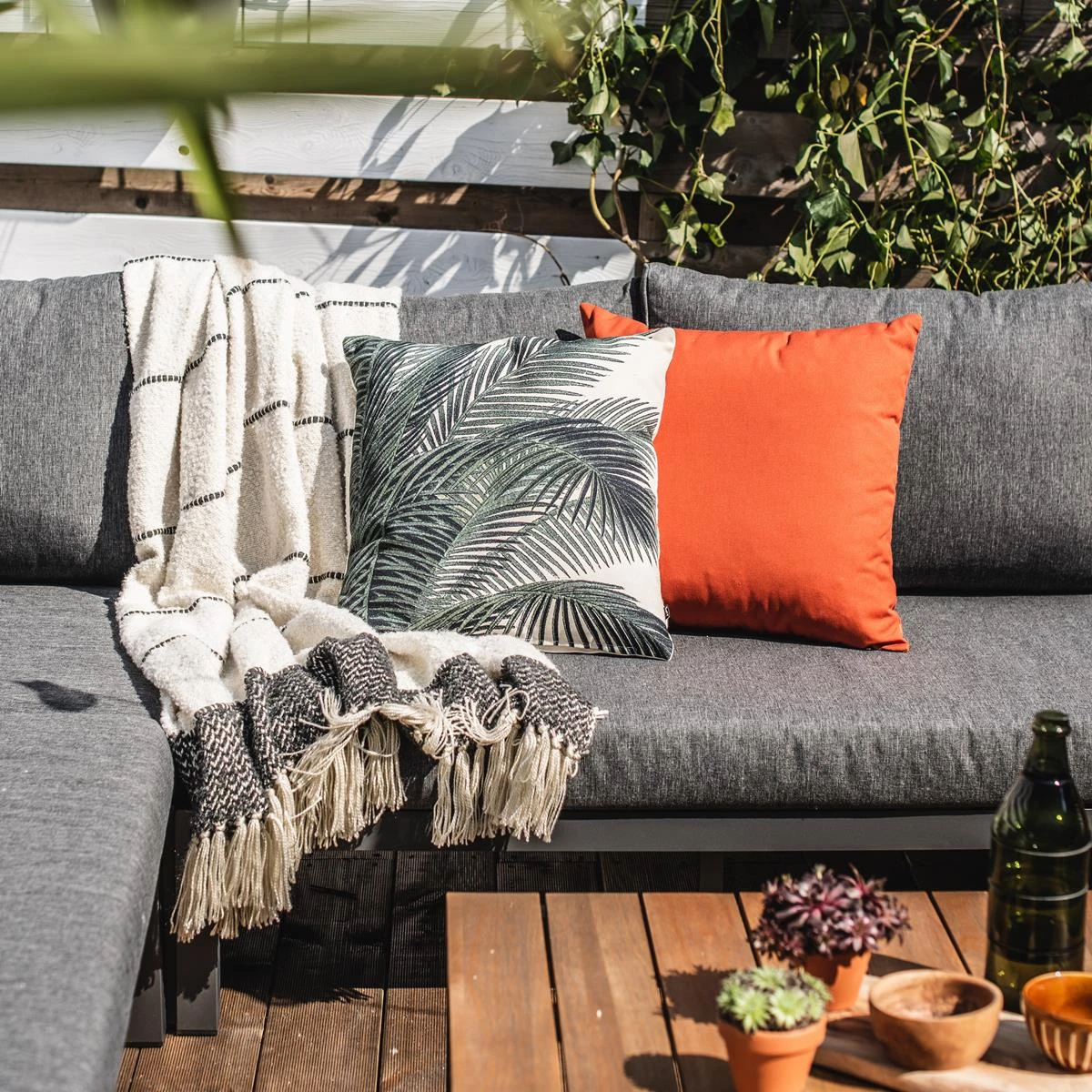 Malagoon Sahara Offwhite Plaid 125 X 150 Cm - Afbeelding 2