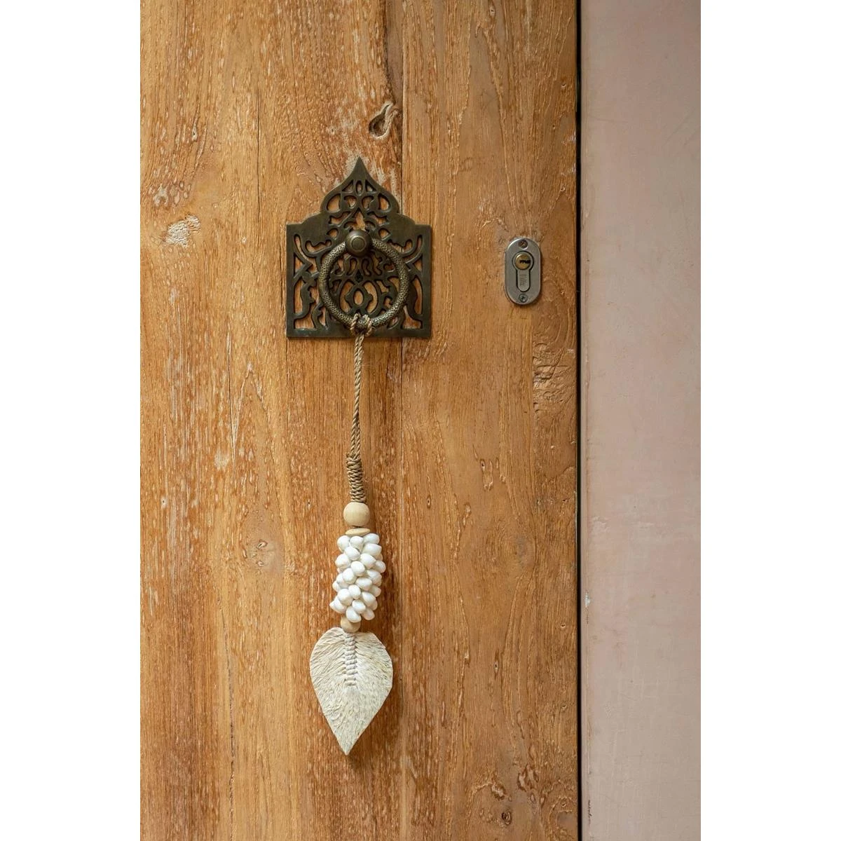 Bazar Bizar - De Leaf & Shell Hangdecoratie - Wit - Afbeelding 2