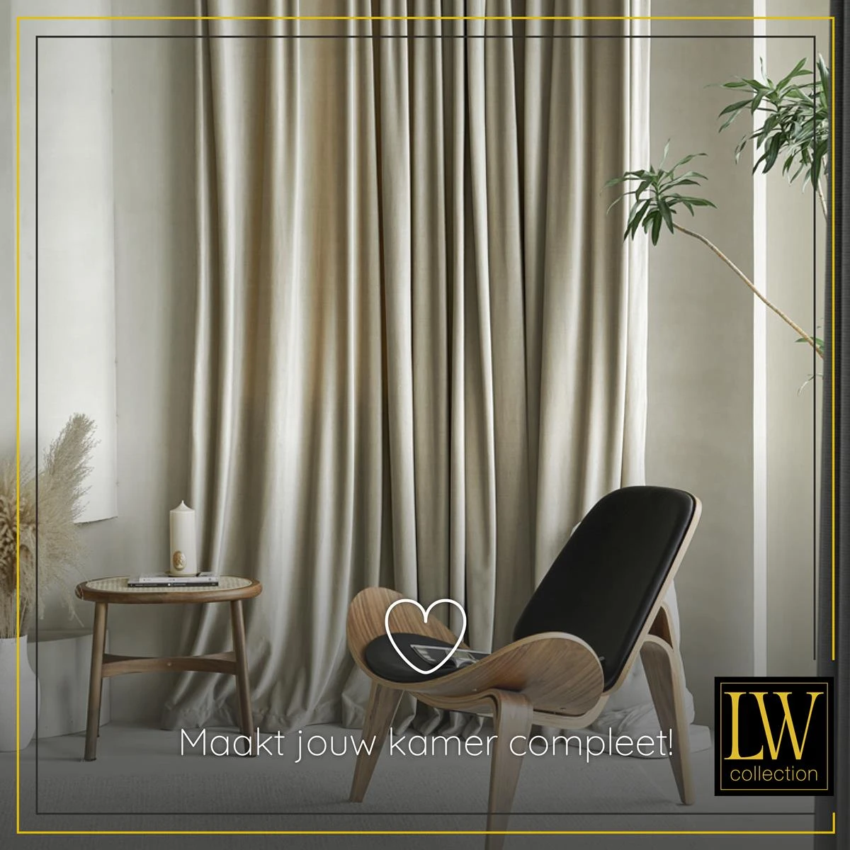 LW Collection Kant En Klare Gordijnen Taupe 140x225cm - Afbeelding 8