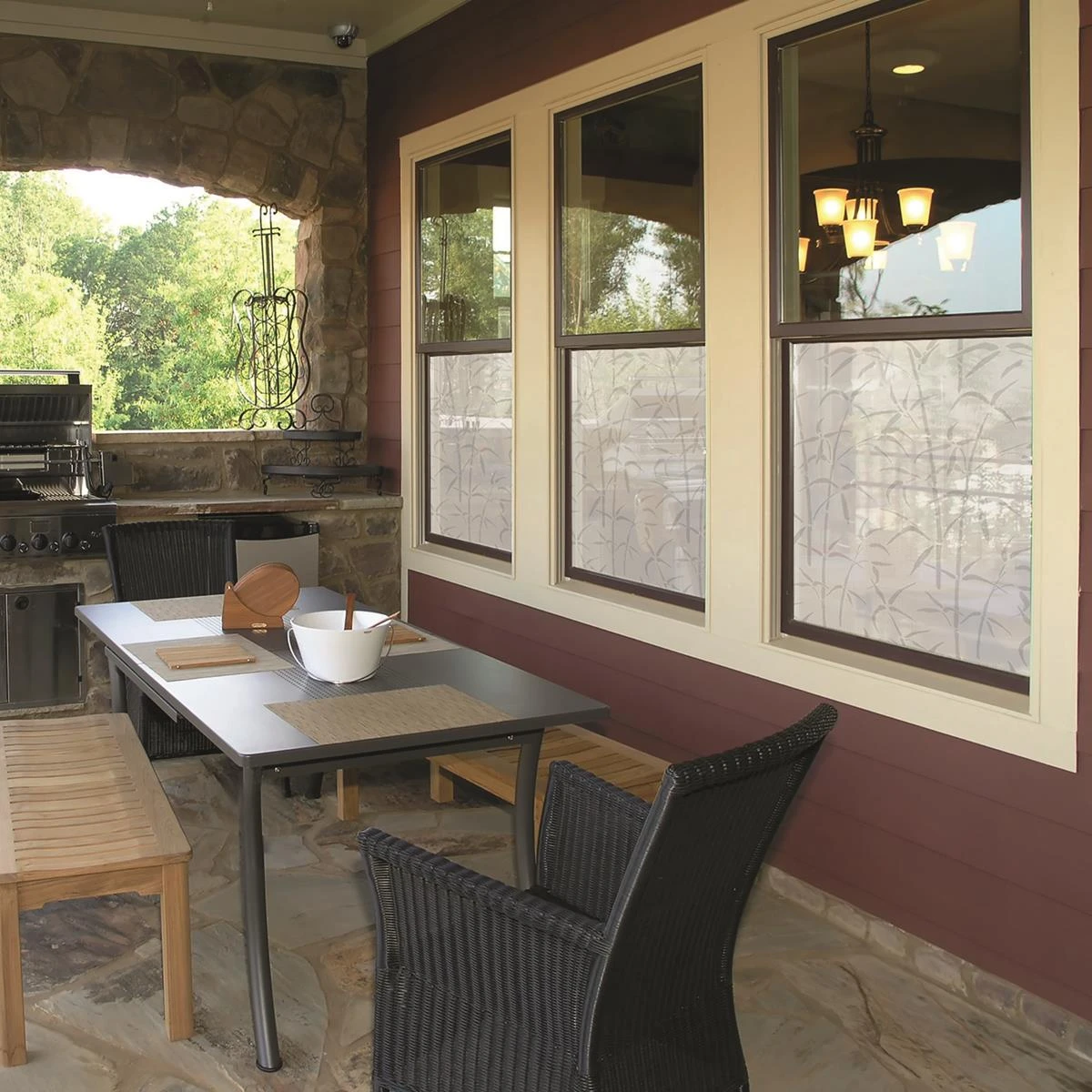 D-c-fix | Zelfklevende Raamfolie - Bamboo - 200x45 Cm - Afbeelding 4