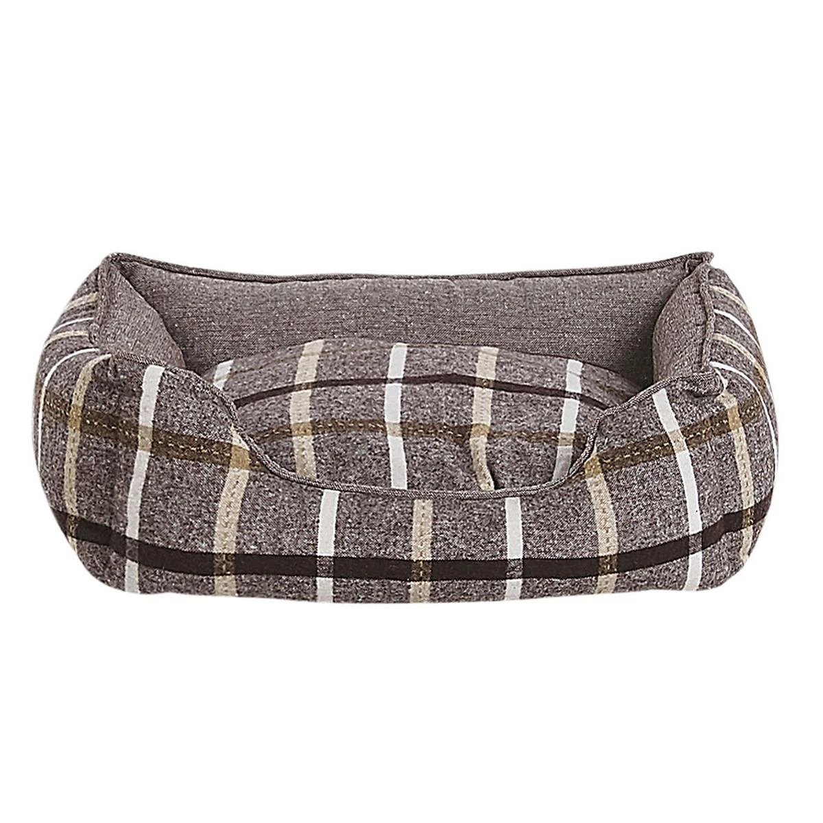 Beliani - HOZAT - Dierenbed - Bruin - Katoen - Afbeelding 4