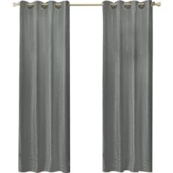 LW Collection Kant En Klaar Gordijnen Grijs 140x225cm