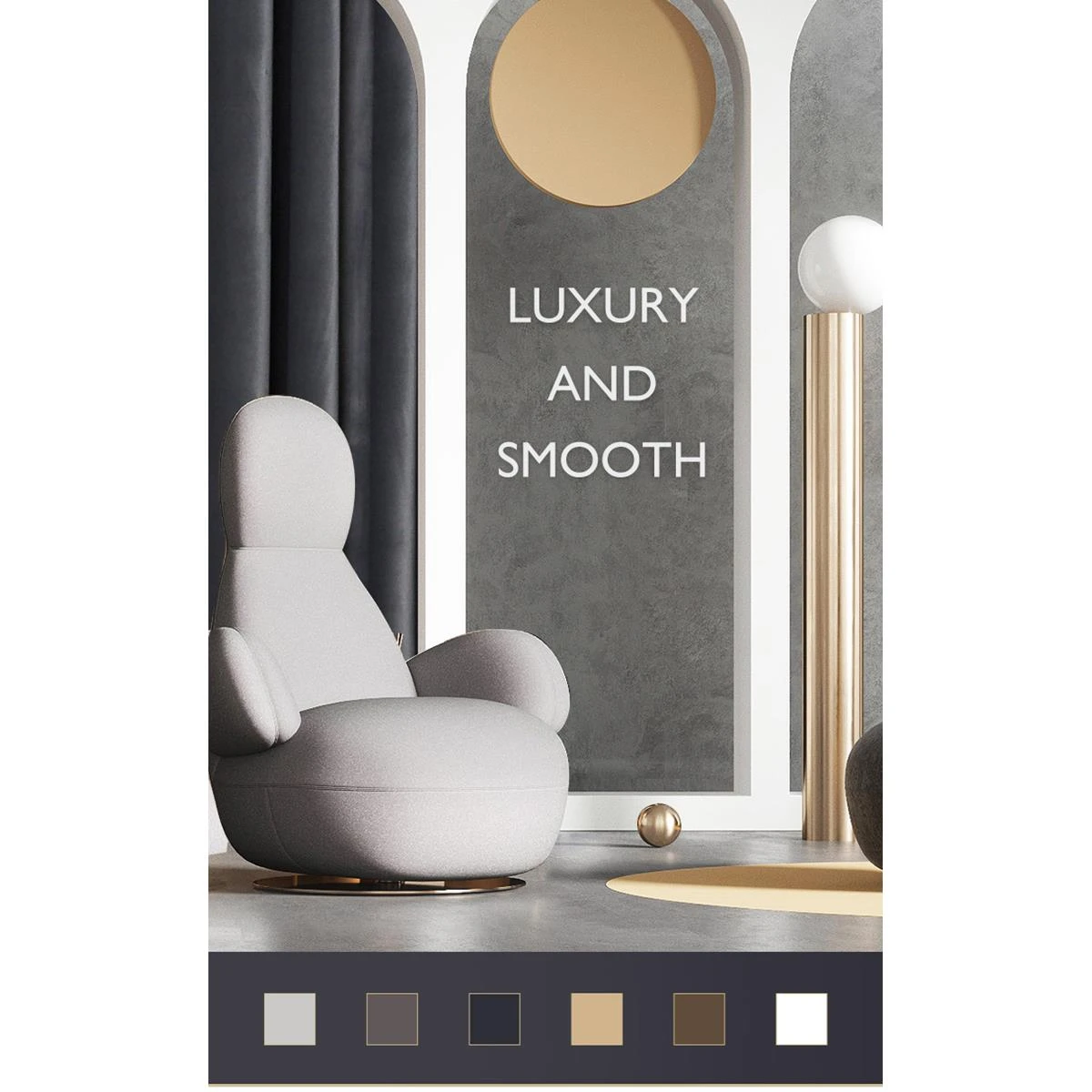 LW Collection Kant En Klare Gordijnen Grijs 140x270cm - Afbeelding 4