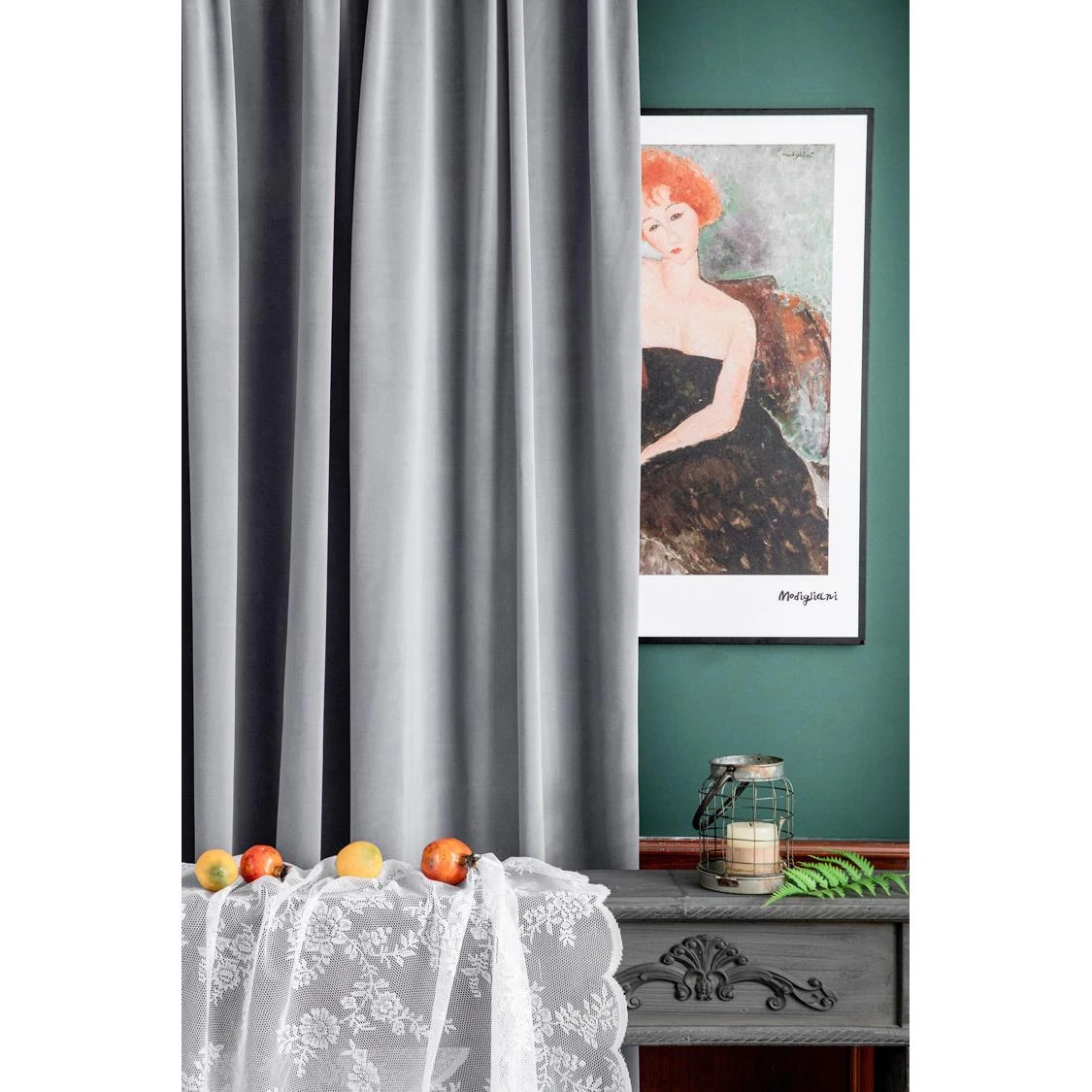 LW Collection Kant En Klare Gordijnen Grijs 140x270cm - Afbeelding 7