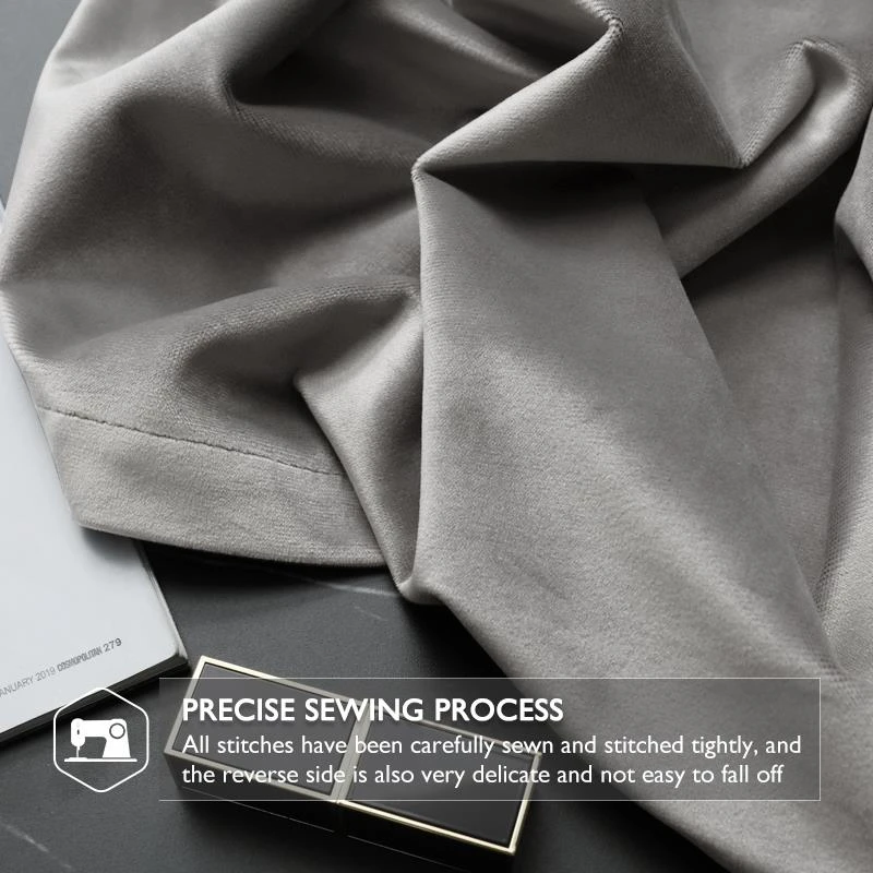 LW Collection Kant En Klare Gordijnen Grijs 140x270cm - Afbeelding 9