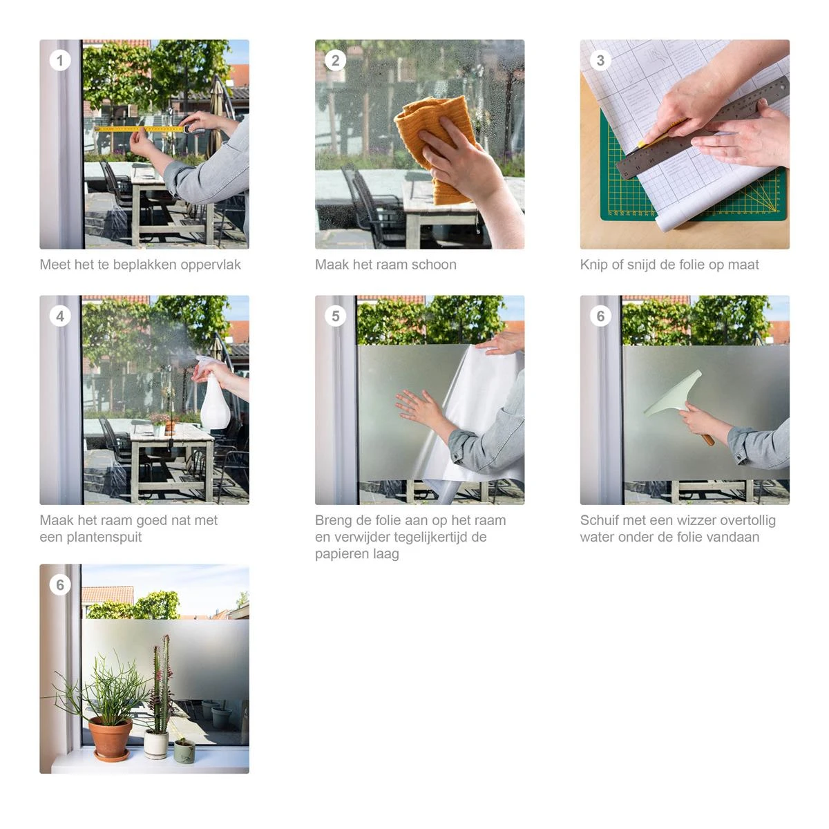 D-c-fix | Zelfklevende Raamfolie - Damast - 200x45 Cm - Afbeelding 3