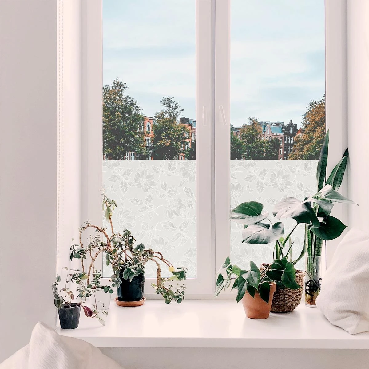 D-c-fix | Zelfklevende Raamfolie - Damast - 200x45 Cm - Afbeelding 6