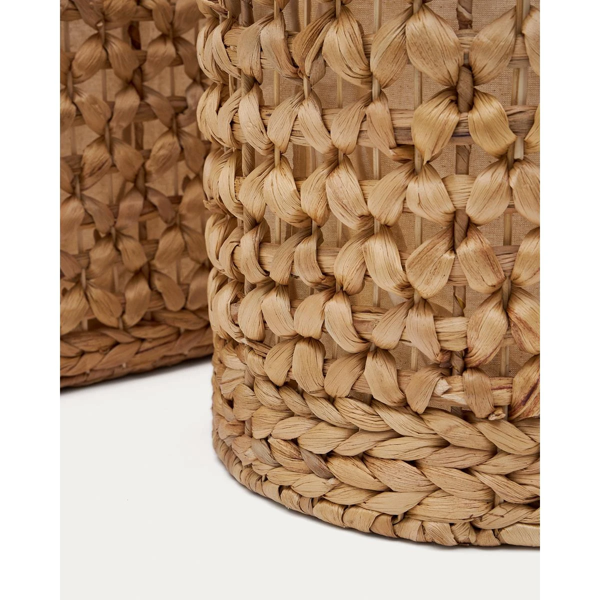 Kave Home - Set Van 2 Tressa-wasmanden Van Natuurvezel 50 Cm | 60 Cm - Afbeelding 3