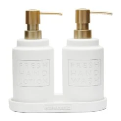 Riviera Maison Zeeppompje, Handzeep & Dispenser Handlotion Set - Fresh