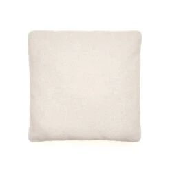 Kave Home - Martina-kussen Van Gebroken Witte Schapenvacht 52 X 52 Cm