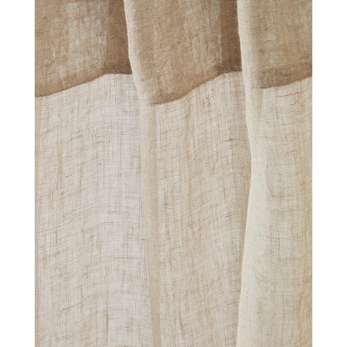 Kave Home - Melba-gordijn Van 100% Linnen In Het Grijs En Neutraal 140 - Afbeelding 3