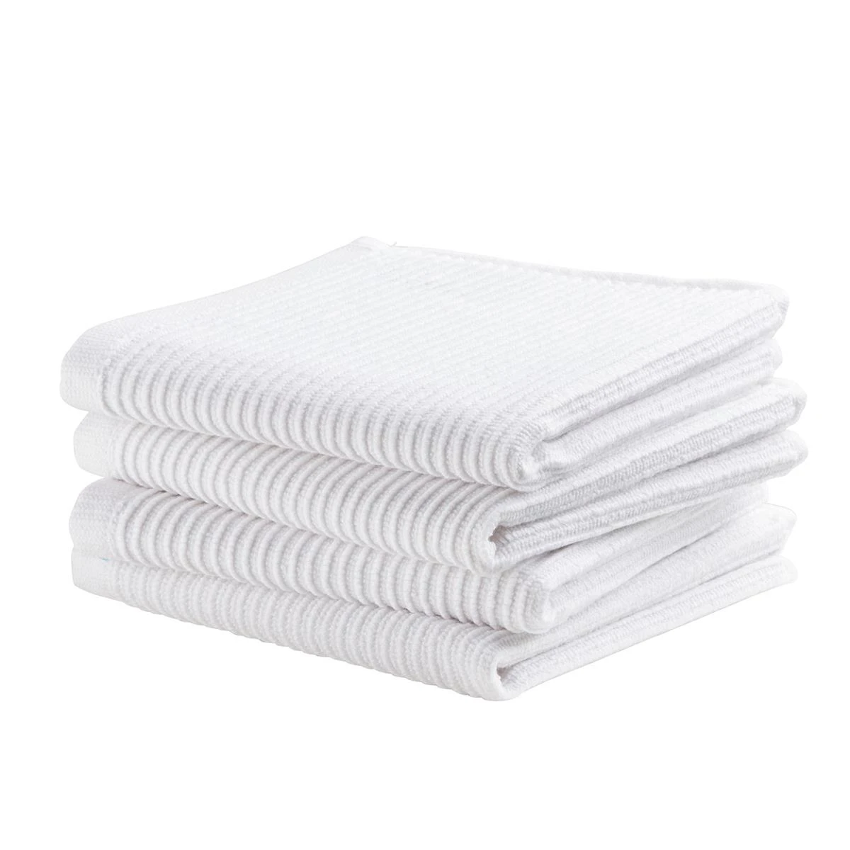 DDDDD Vaatdoek Basic Clean - 30x30cm - Wit - 4 Stuks - Afbeelding 3