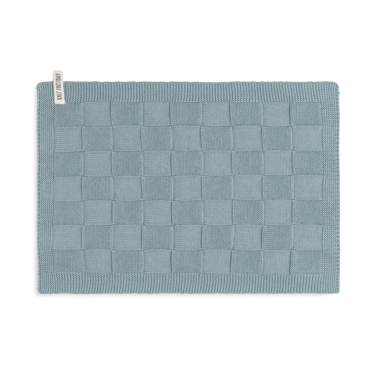 Knit Factory Gastendoek Ivy - Stone Green - 40x30 Cm