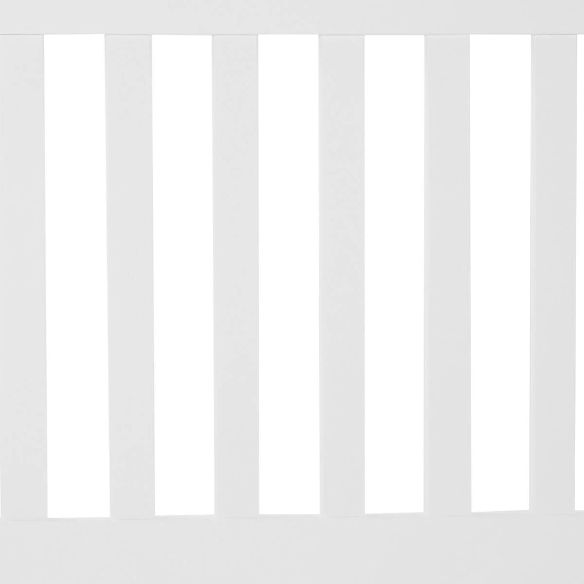 Beliani - CASTRES - Tweepersoonsbed - Wit - 180 X 200 Cm - Dennenhout - Afbeelding 9