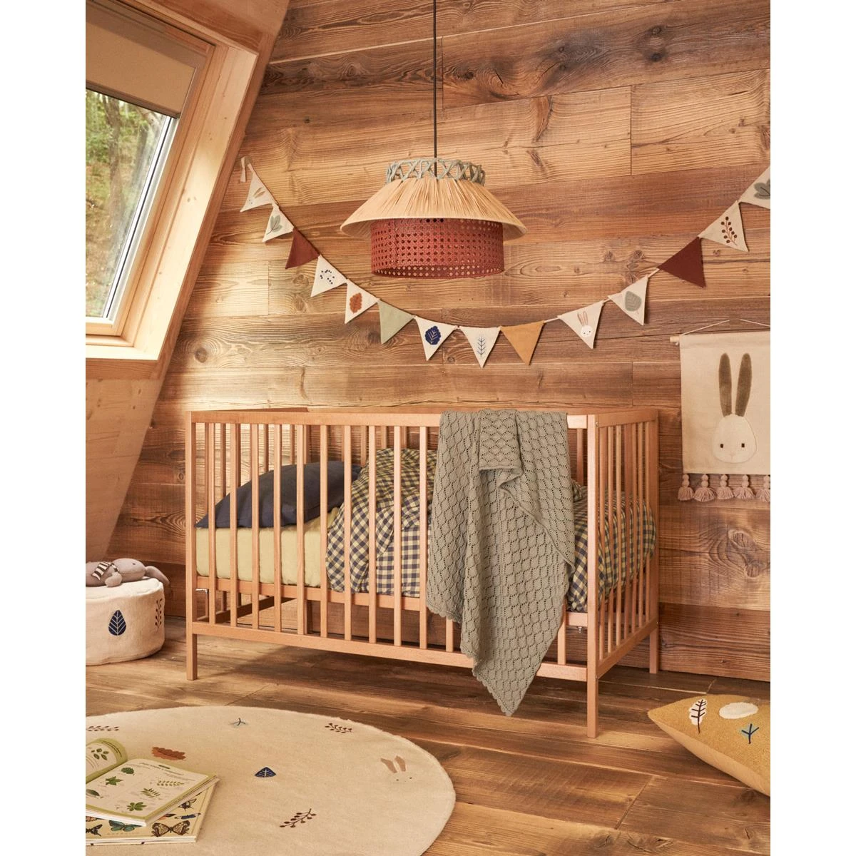 Kave Home - Shantal-ledikant Van Massief Beukenhout, Natuurlijke - Afbeelding 8