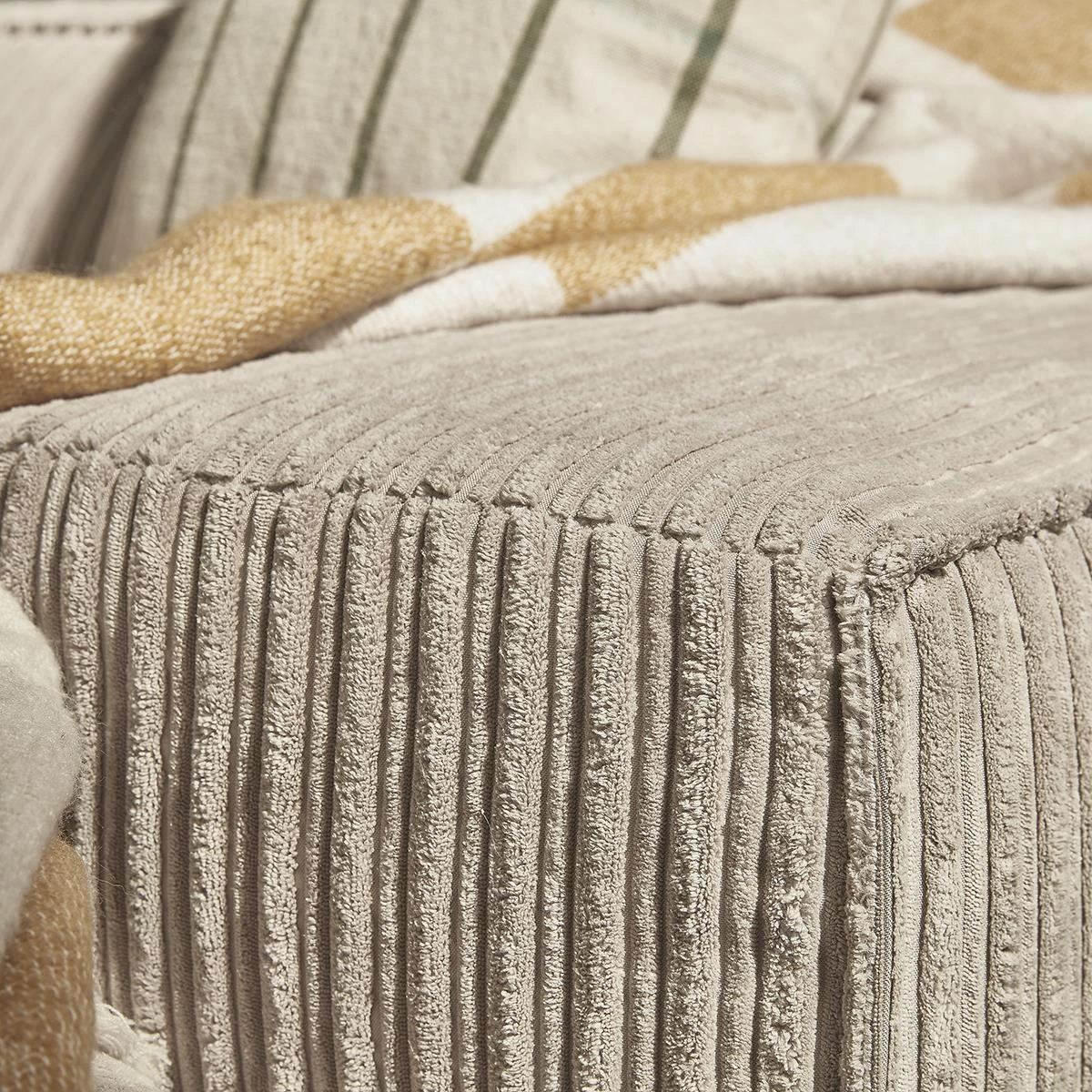 By FonQ Chunky 4-zitsbank - Mink - Rib - Afbeelding 2