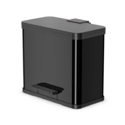 Hailo Öko Duo Plus L Prullenbak - 17+9L - Zwart