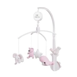 Baby's Only Muziekmobiel - Classic Roze|Baby Roze|Wit