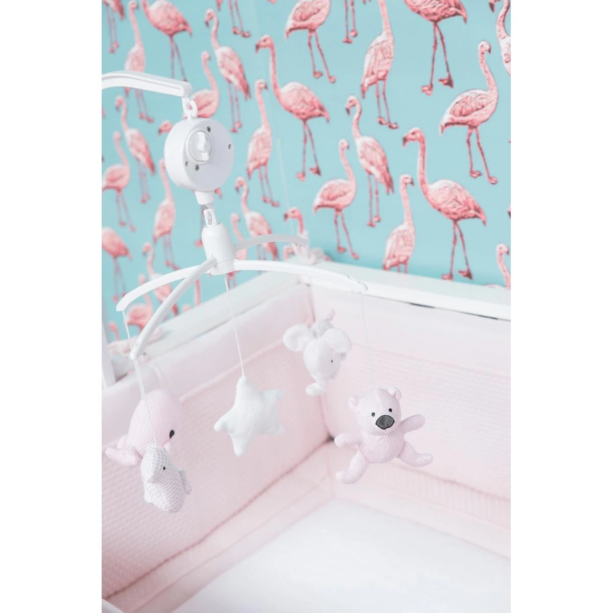 Baby's Only Muziekmobiel - Classic Roze|Baby Roze|Wit - Afbeelding 6