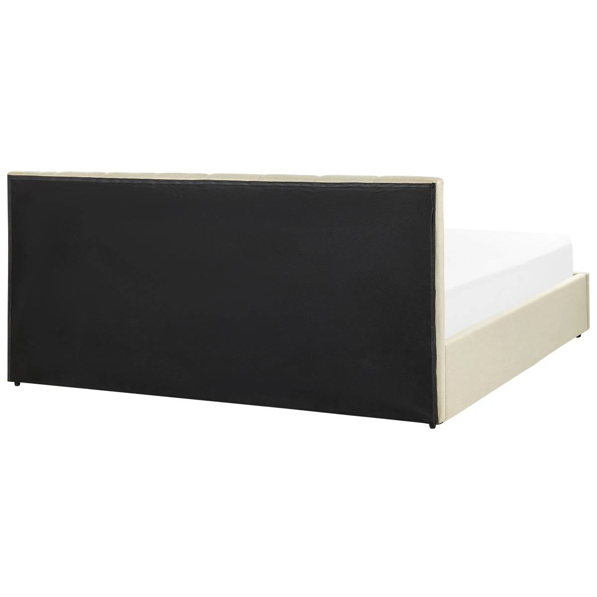 Beliani-DREUX-Bed Met Opbergruimte-Beige-180 X 200 Cm-Polyester - Afbeelding 4
