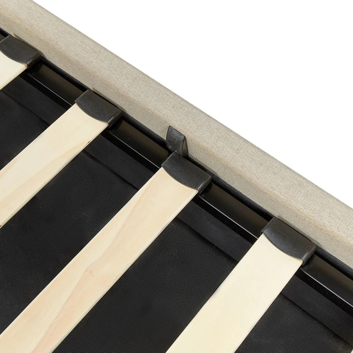 Beliani-DREUX-Bed Met Opbergruimte-Beige-180 X 200 Cm-Polyester - Afbeelding 7