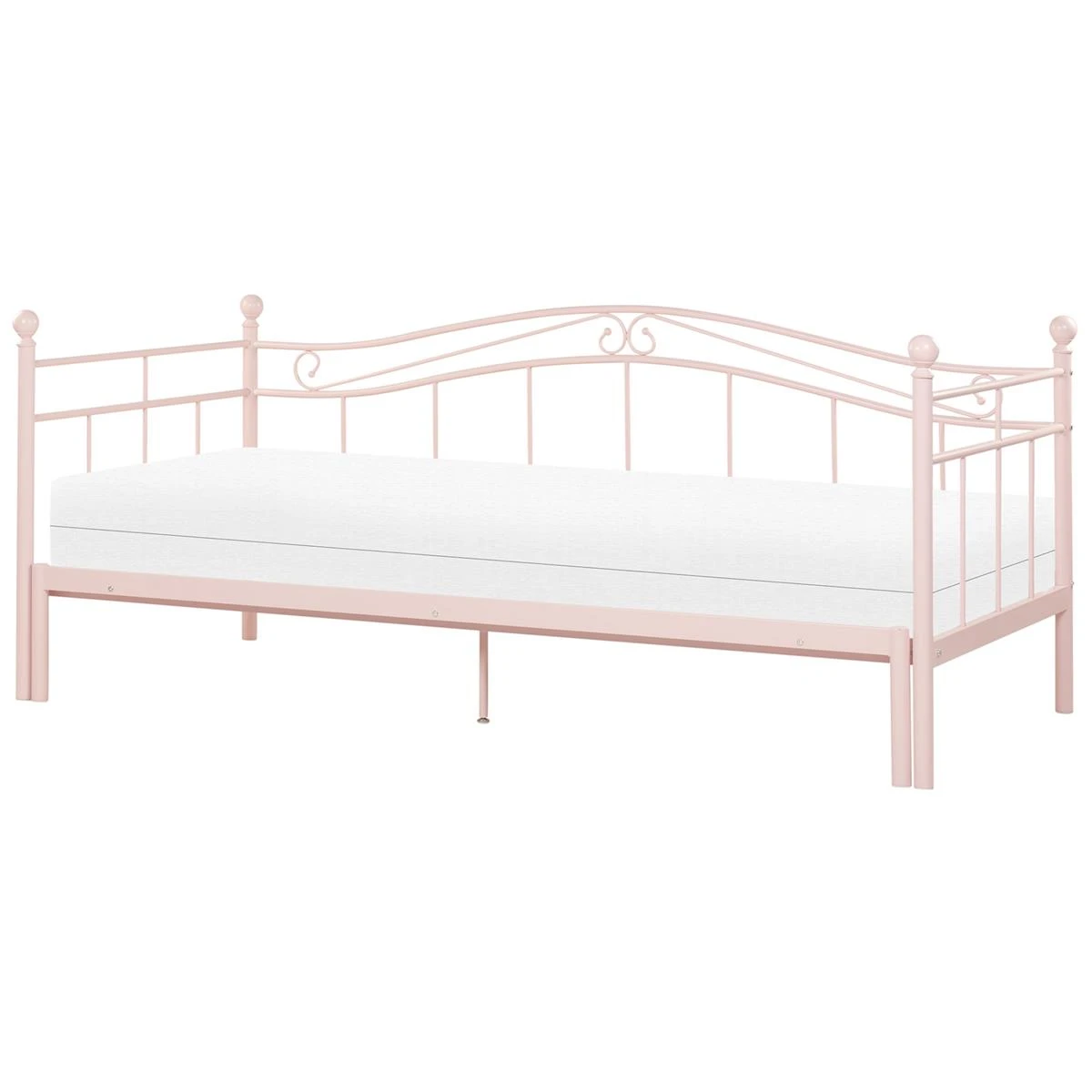 Beliani - TULLE - Eenpersoonsbed - Roze - 90 X 200 Cm - Metaal - Afbeelding 3