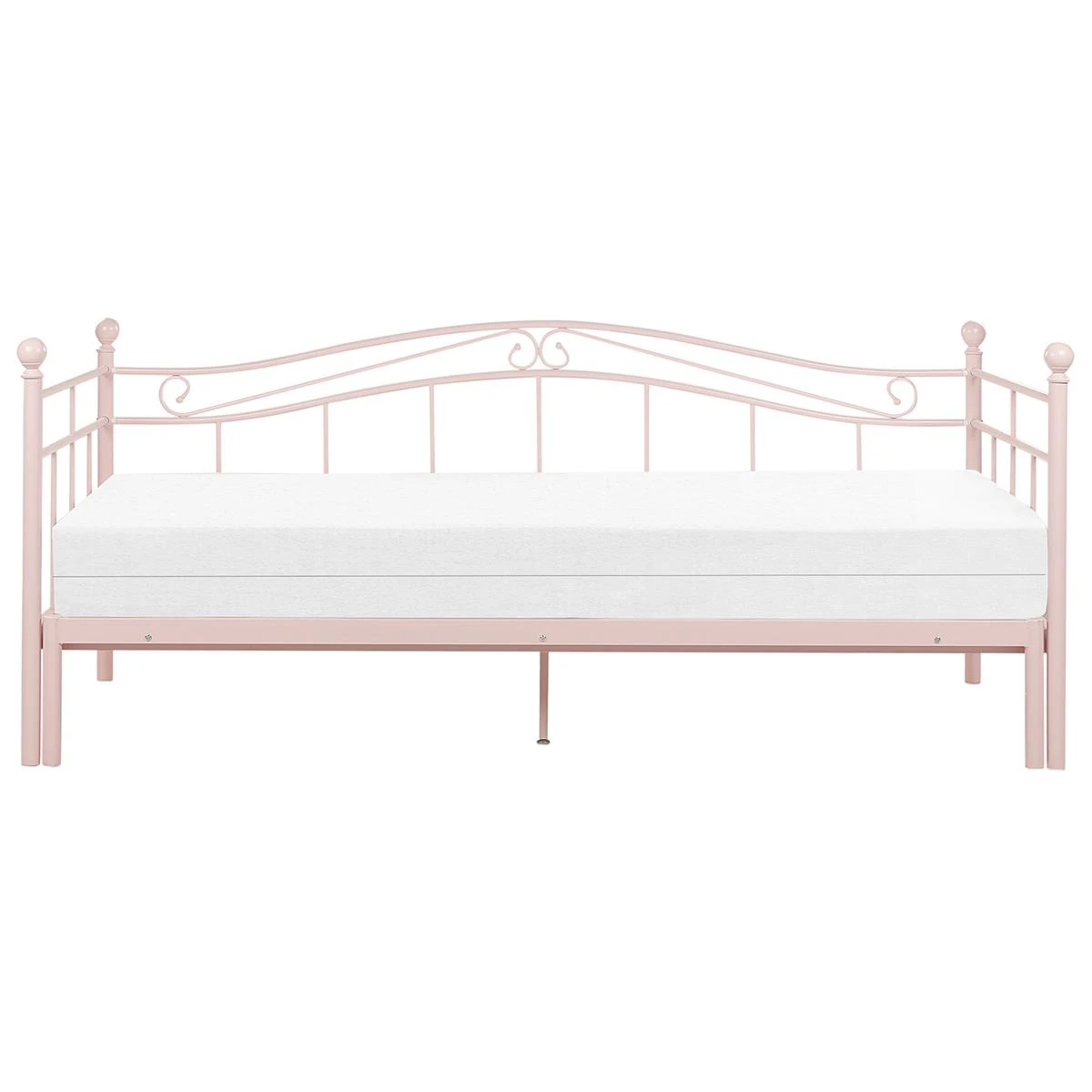 Beliani - TULLE - Eenpersoonsbed - Roze - 90 X 200 Cm - Metaal - Afbeelding 4
