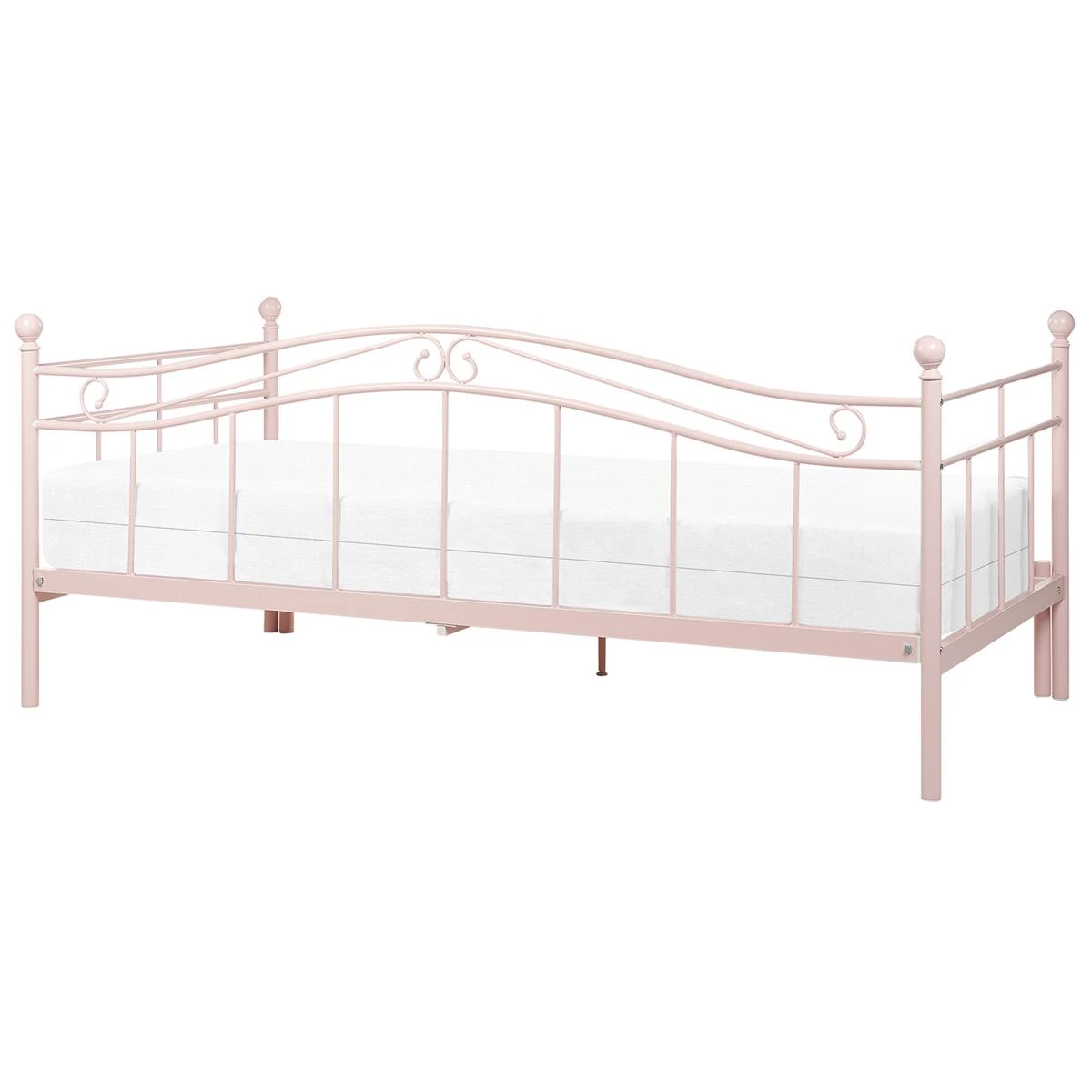 Beliani - TULLE - Eenpersoonsbed - Roze - 90 X 200 Cm - Metaal - Afbeelding 5