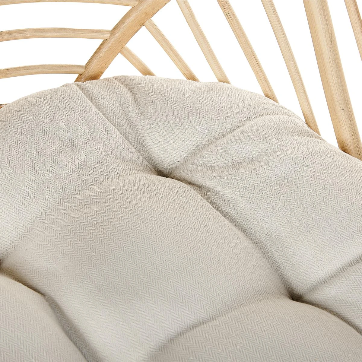 Beliani - GRUISSAN - Wieg - Natuurlijk - Rotan - Afbeelding 6