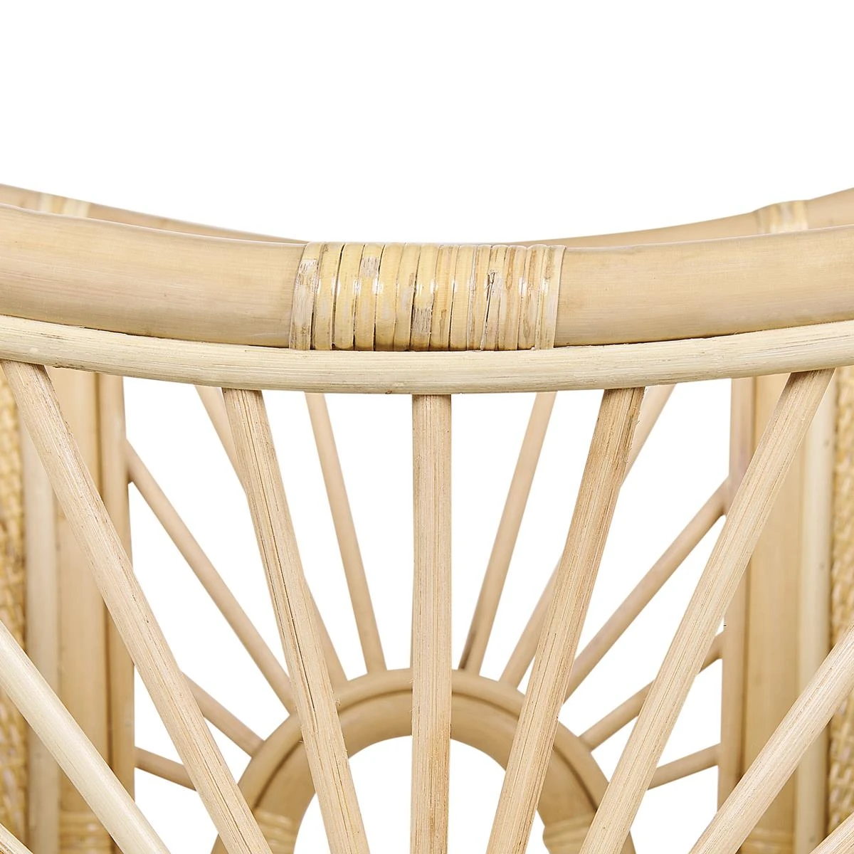 Beliani - LAGRASSE - Wieg - Natuurlijk - Rotan - Afbeelding 8