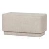 Basiclabel Lus Bankje - Boucle - Off White - 47x90x42