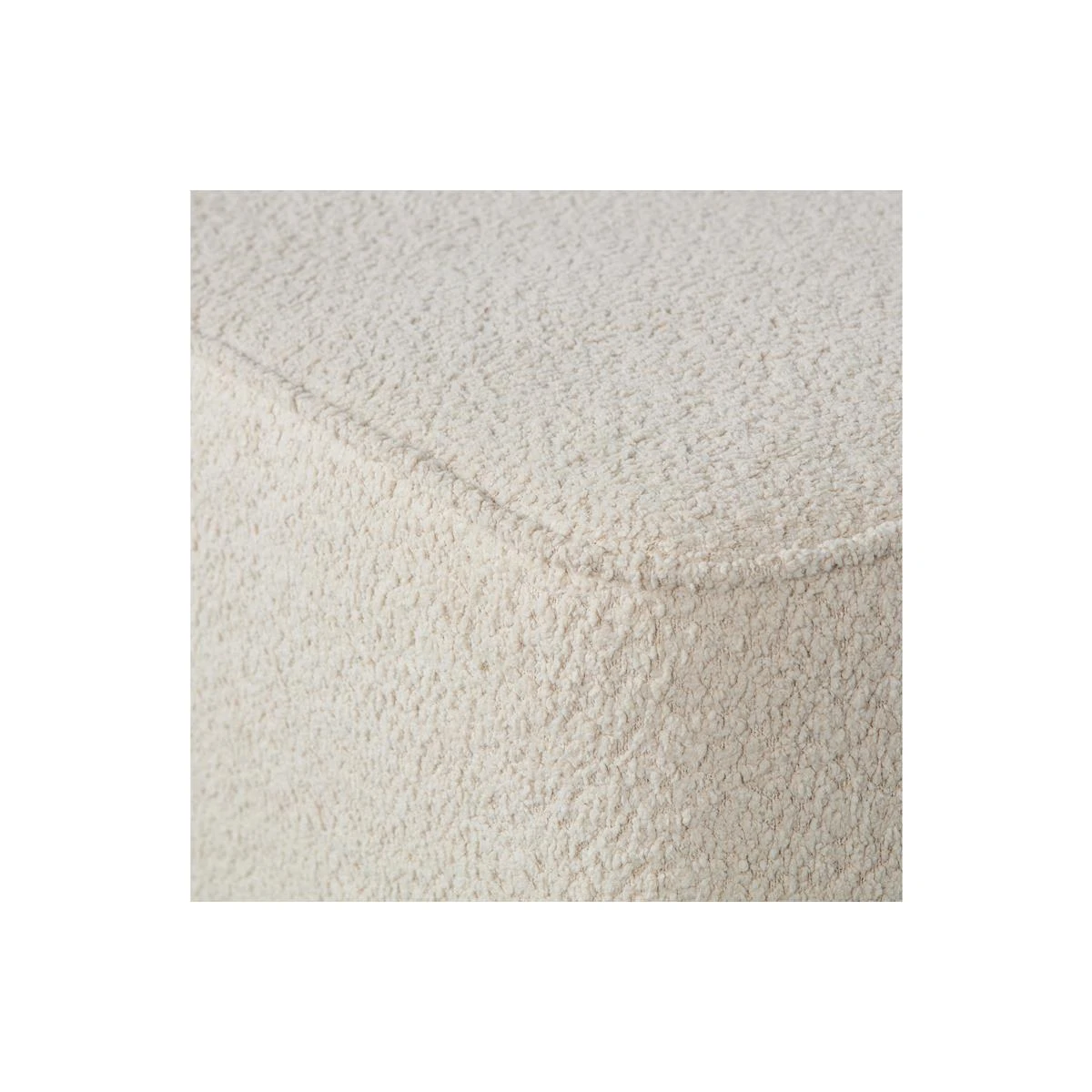 Basiclabel Lus Bankje - Boucle - Off White - 47x90x42 - Afbeelding 6