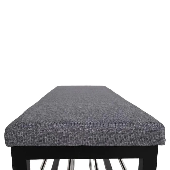 Artichok Norah Houten Schoenenrek Zwart Met Bankje - 100 X 34 Cm - Afbeelding 3