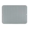 QUVIO Afdruipmat - Silicoon - Grijs