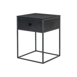 Artichok Karen Metalen Nachtkastje Zwart - 40 X 40 Cm