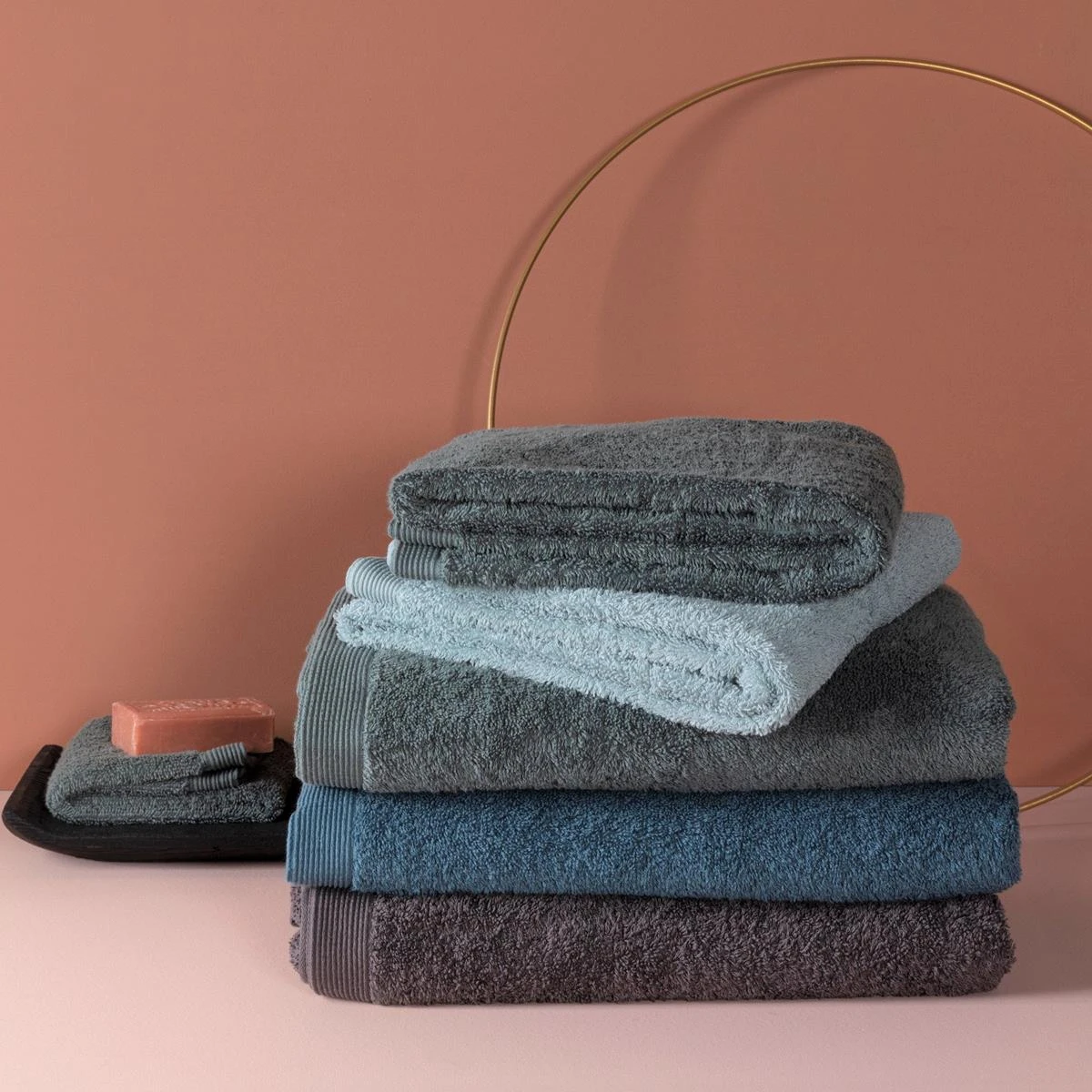 Casilin Como Gastendoekjes - 30 X 50cm - Grijs - 3 Stuks - Afbeelding 2