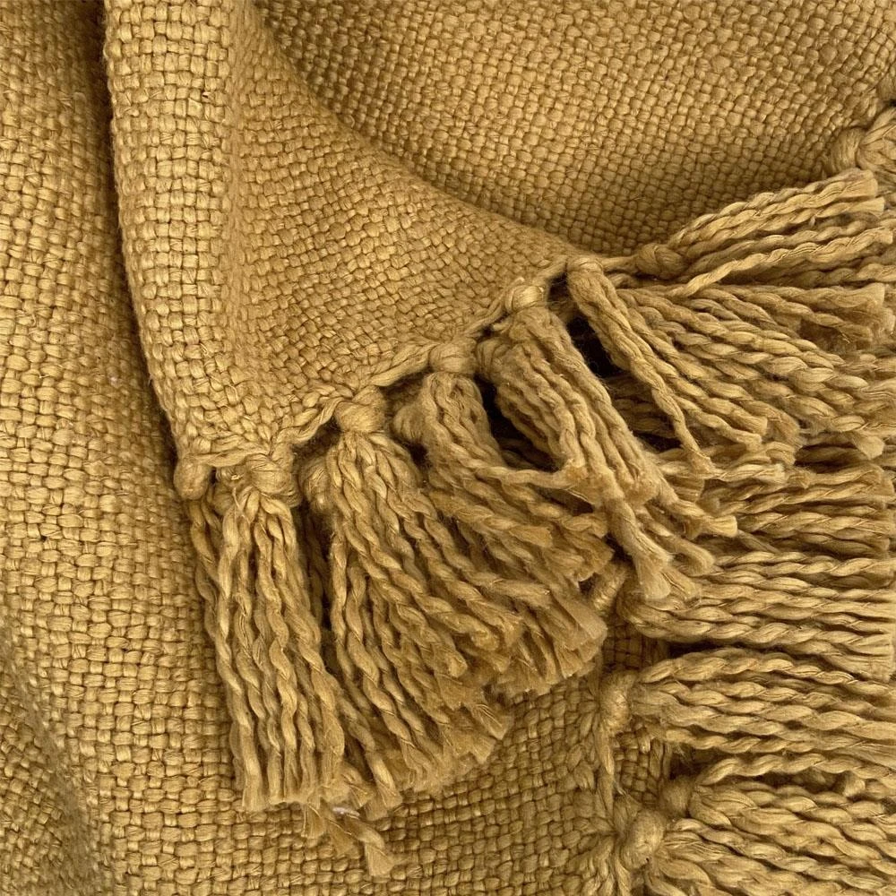 Malagoon Katoenen Plaid - Jasper Yellow - Afbeelding 3