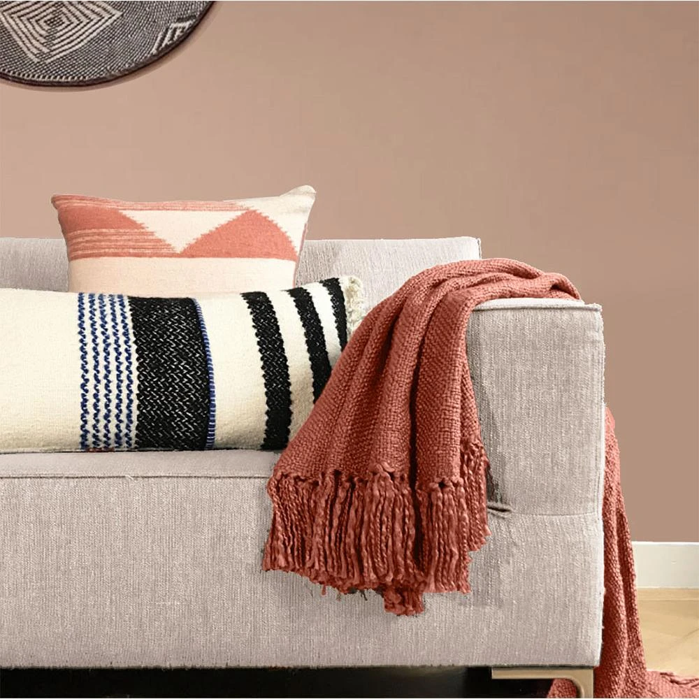 Malagoon Katoenen Plaid - Timber Terracotta - Afbeelding 3