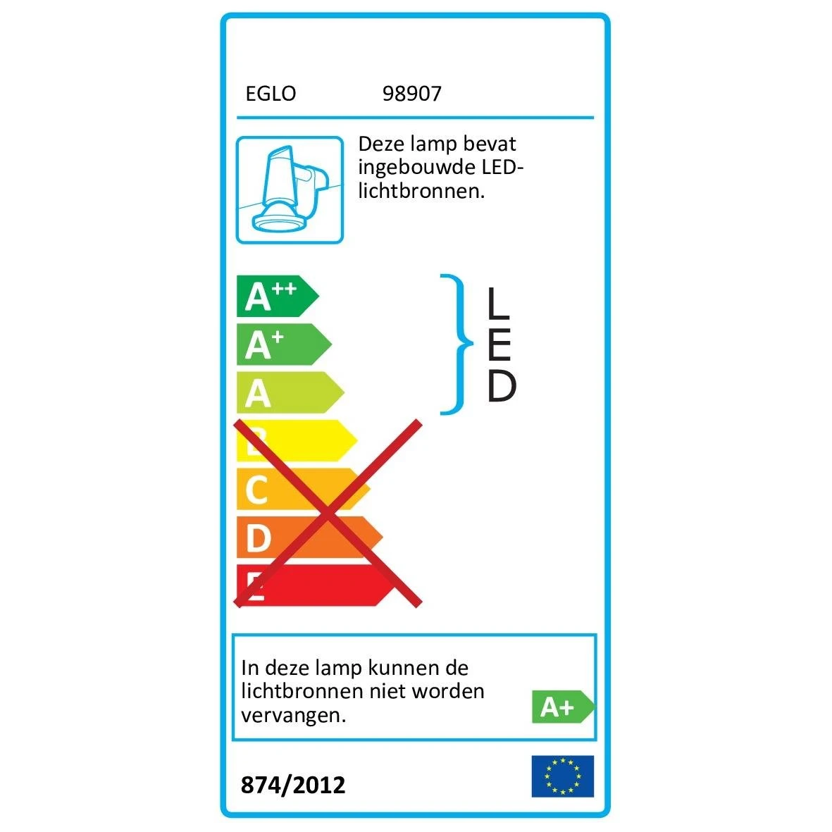 EGLO Pandella 1 Spiegellamp - Afbeelding 5