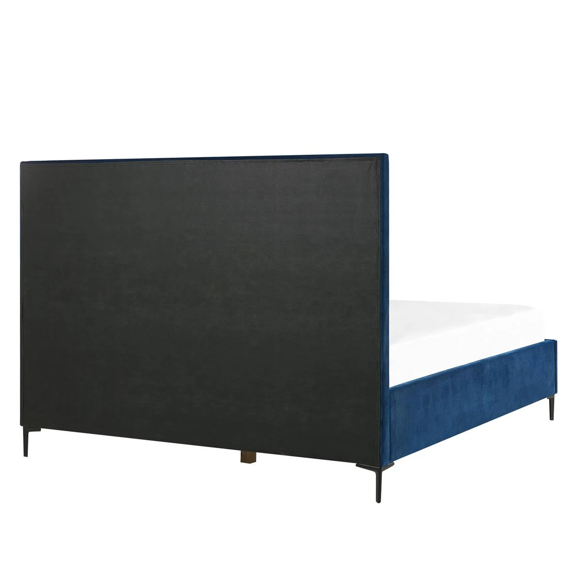 Beliani-SEZANNE -Bed Met Opbergruimte-Blauw-140 X 200 Cm-Fluweel - Afbeelding 6