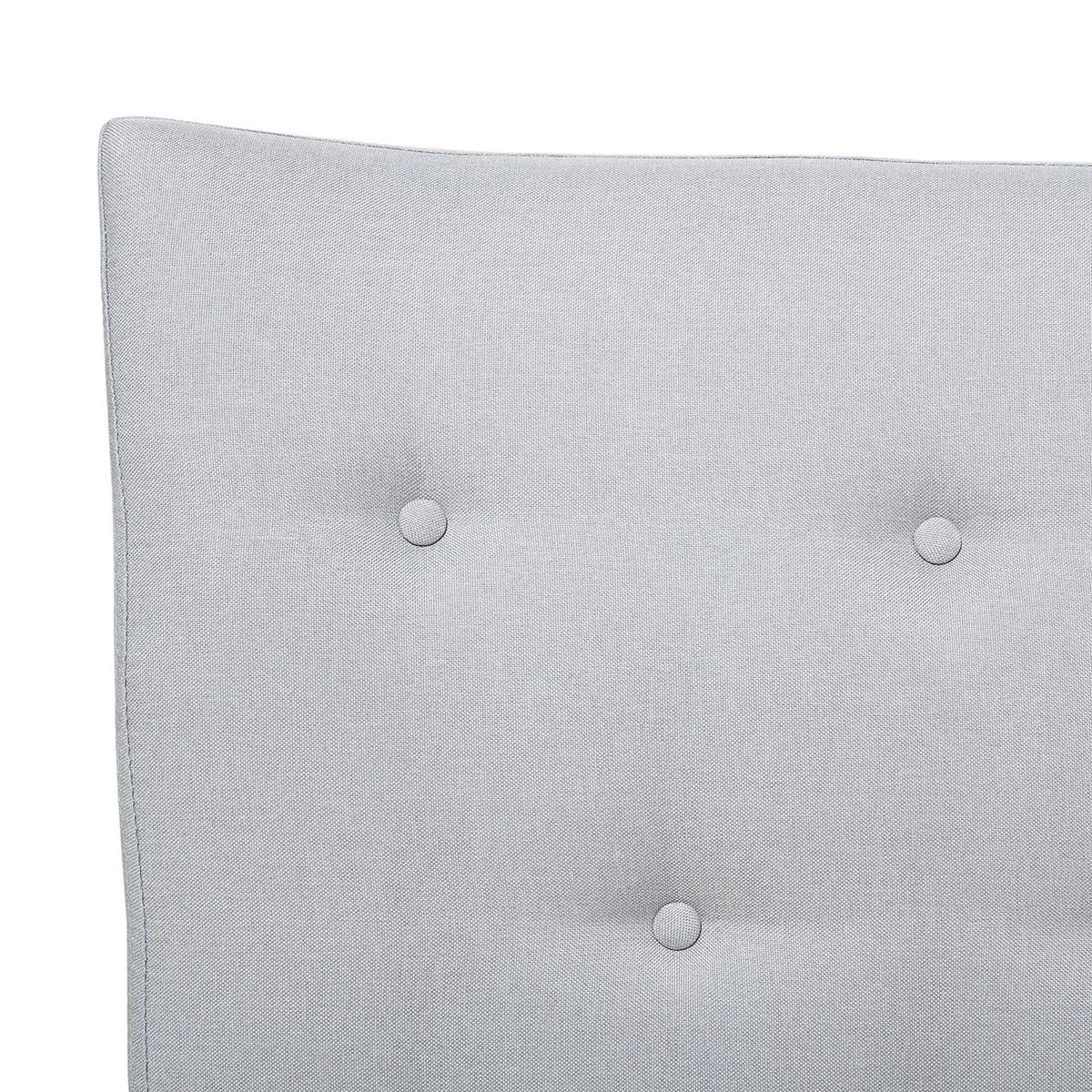 Beliani-SAVERNE -Tweepersoonsbed-Grijs-180 X 200 Cm-Polyester - Afbeelding 7