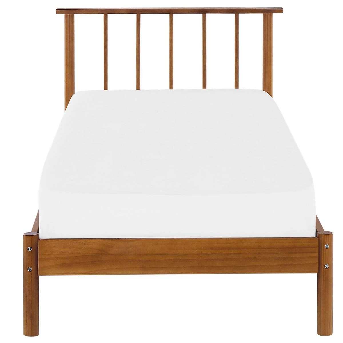 Beliani-BARRET-Eenpersoonsbed-Lichte Houtkleur-90 X 200 Cm-Dennenhout - Afbeelding 3