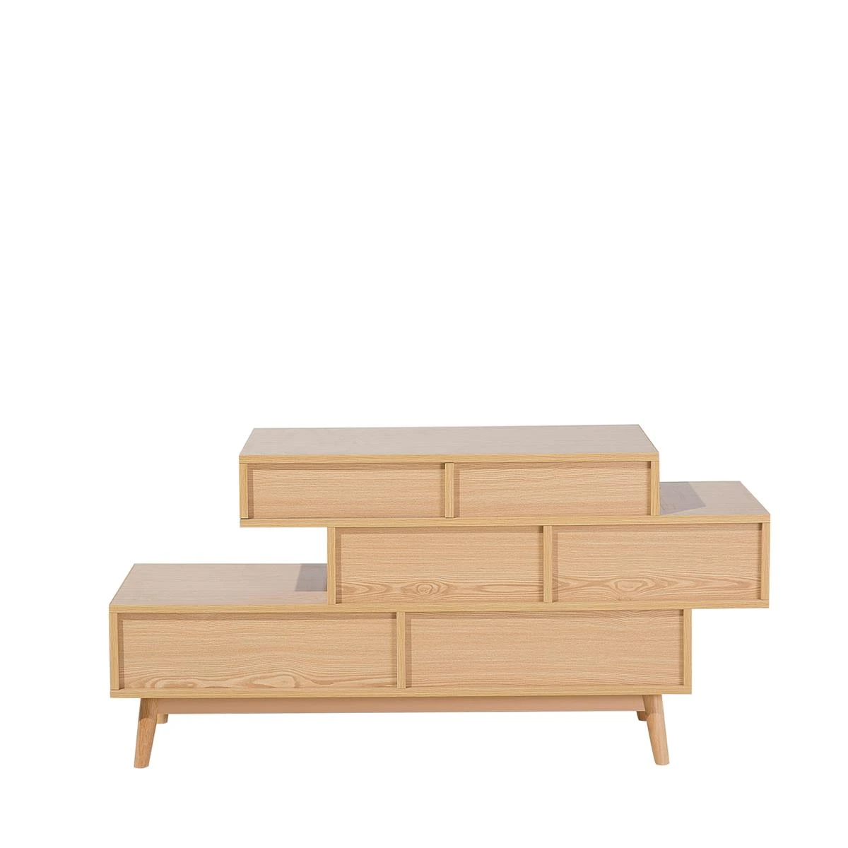 Beliani - IRVINE - Commode - Lichte Houtkleur - Spaanplaat - Afbeelding 6