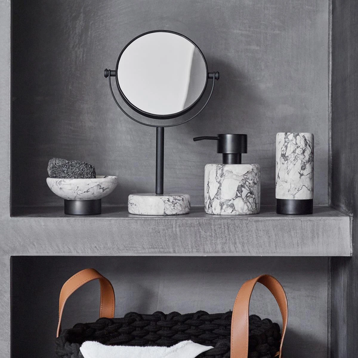 Aquanova Rudon Wasmand 43 L - Zwart - Afbeelding 4